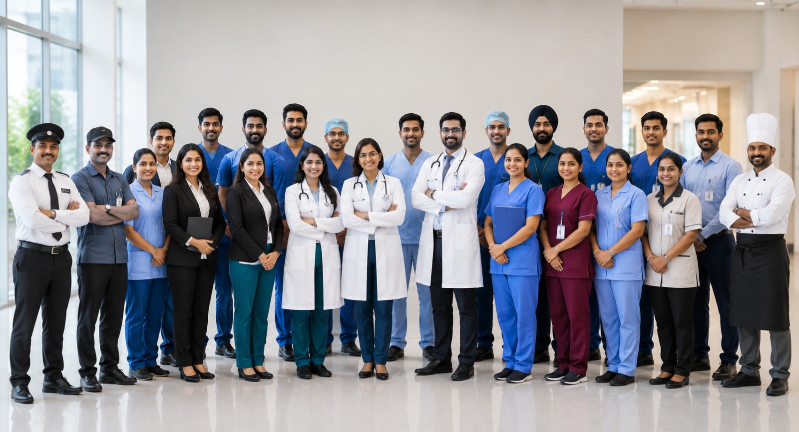 Medical team of doctors